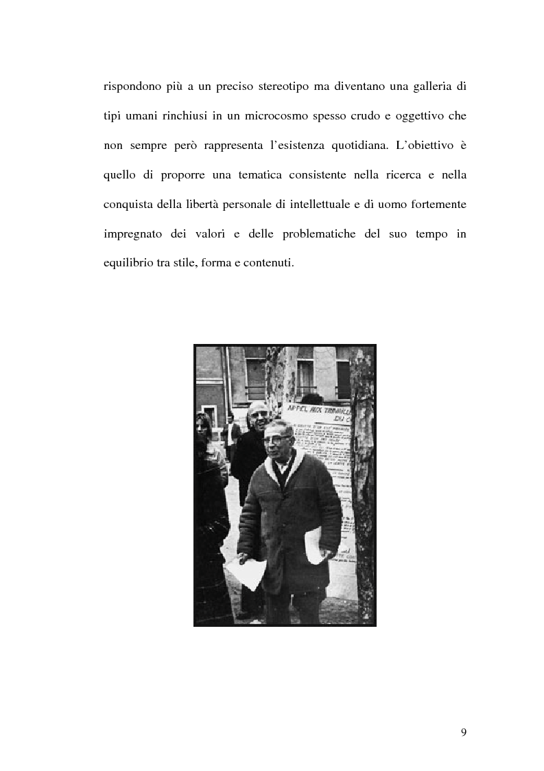 Anteprima della tesi: Teoria e pratica del confronto letterario nell'opera di Jean-Paul Sartre, Pagina 6