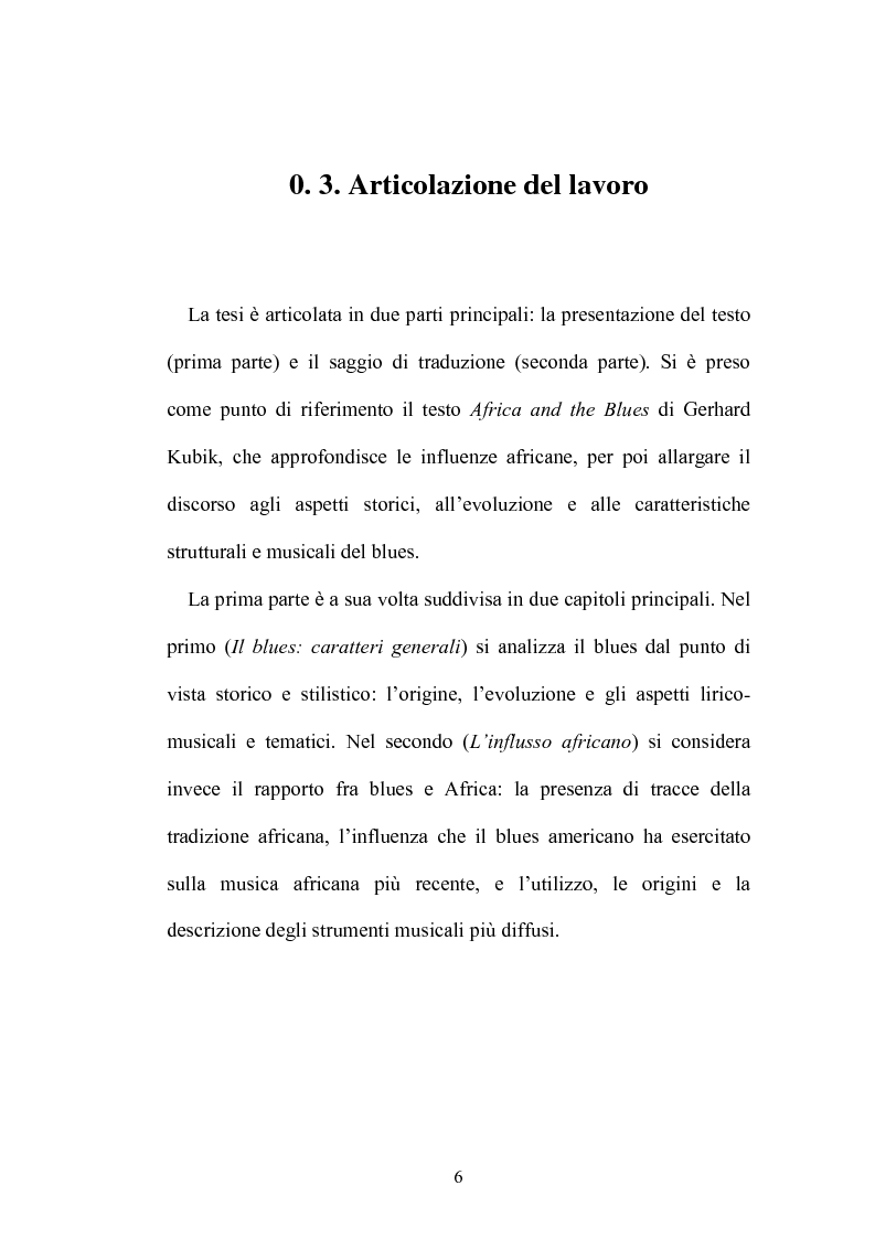Anteprima della tesi: Gerhard Kubik ''Africa and the Blues'' (1999): presentazione del testo e saggio di traduzione, Pagina 5