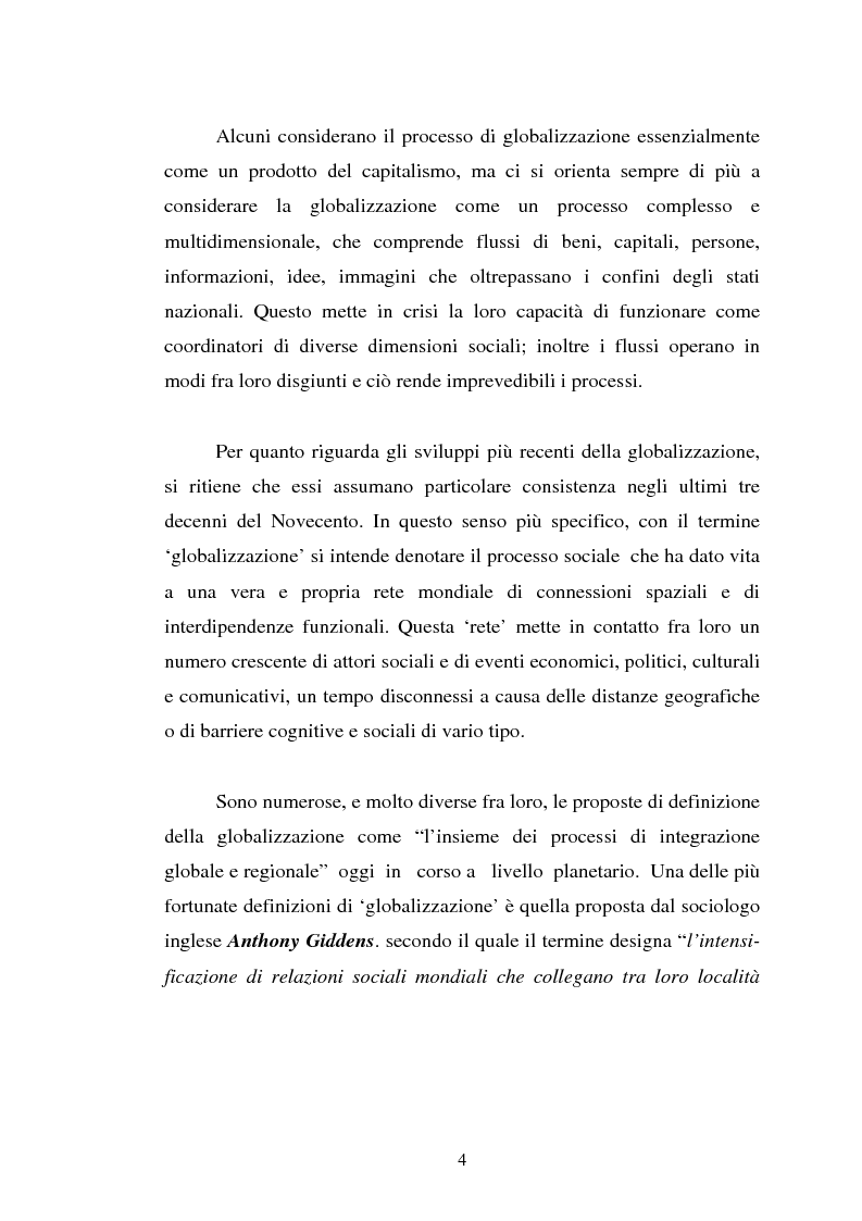 Anteprima della tesi: Il rapporto tra potere politico e potere economico nella società globale, Pagina 4