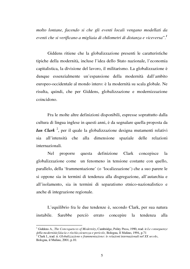 Anteprima della tesi: Il rapporto tra potere politico e potere economico nella società globale, Pagina 5