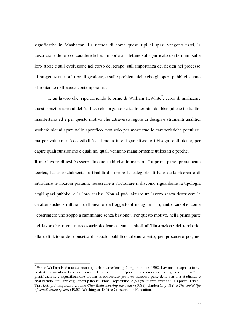 Anteprima della tesi: Alla ricerca delle piazze nella capitale del grattacielo. Manhattan: un'analisi degli spazi pubblici contemporanei., Pagina 5
