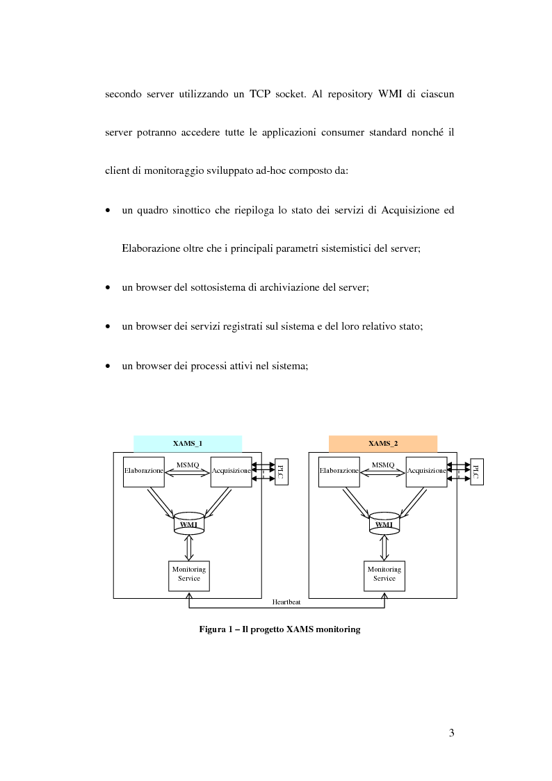 Anteprima della tesi: Sviluppo di applicazioni “instrumented” per il controllo e la gestione dei sistemi: le tecnologie WMI e .NET in un contesto aziendale, Pagina 3