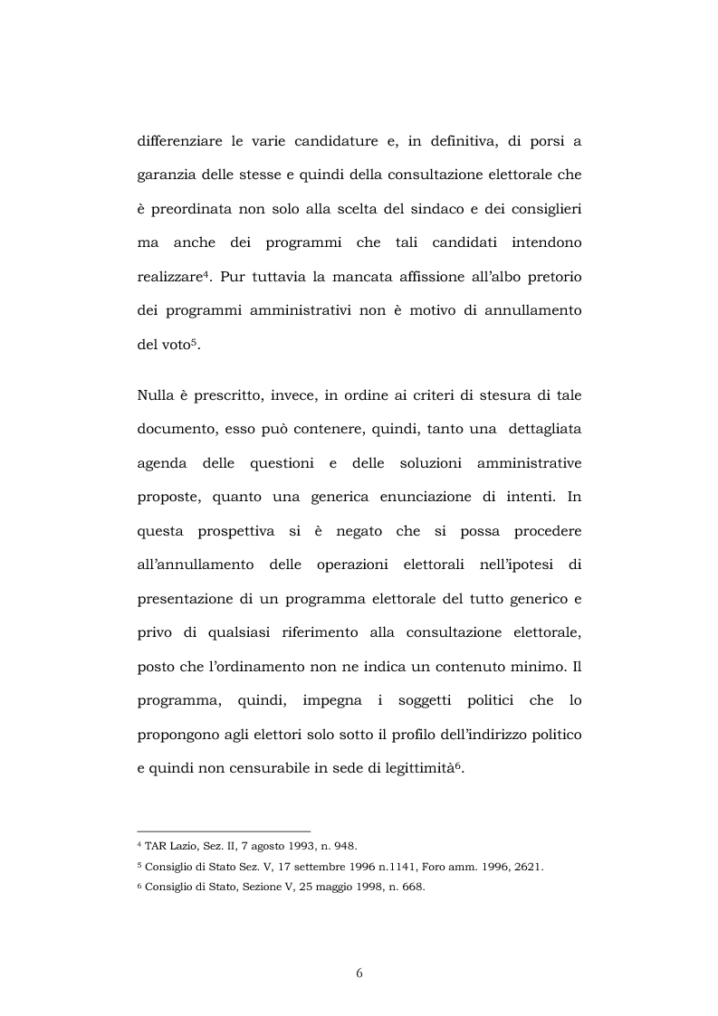 Anteprima della tesi: L'azione strategica degli enti locali: dal programma elettorale al piano esecutivo di gestione, Pagina 8