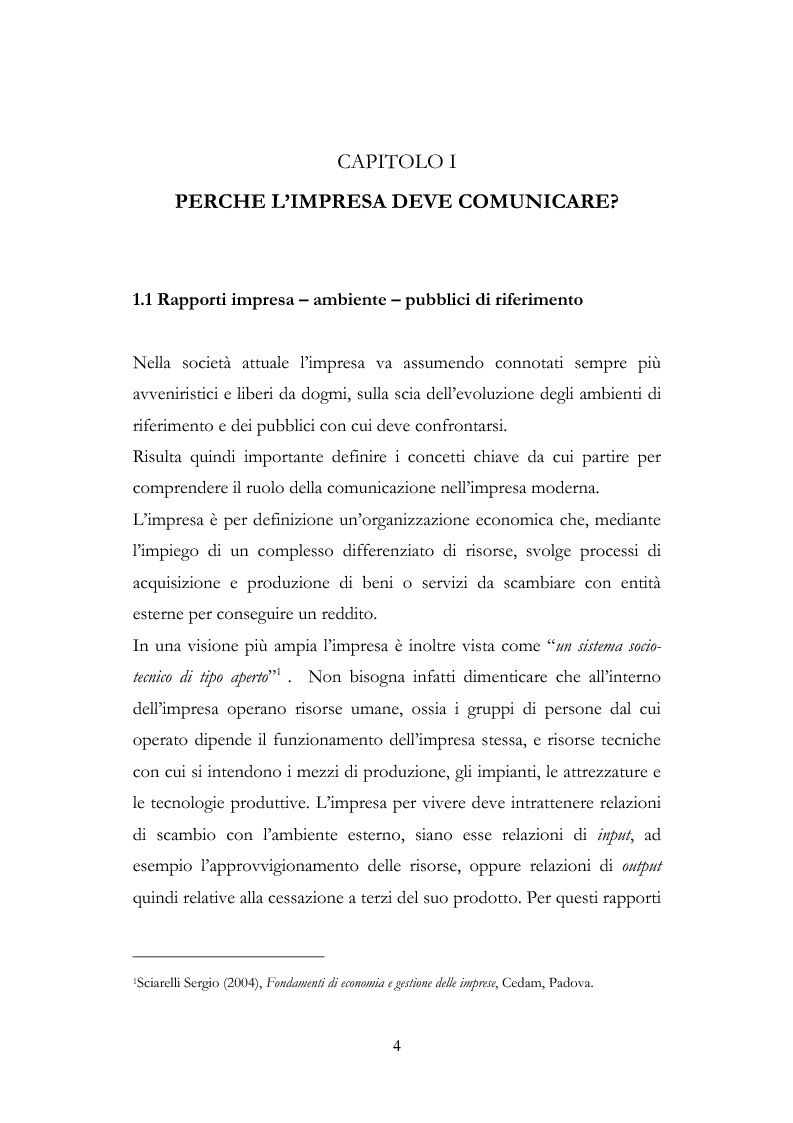 Anteprima della tesi: Tecnologie informatiche e posta elettronica nella comunicazione d'impresa: il caso Mangini Srl, Pagina 3