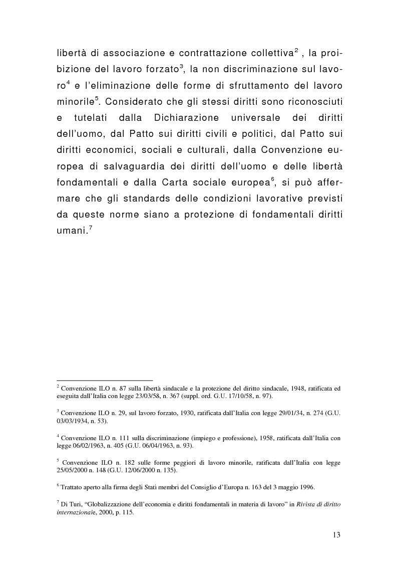 Anteprima della tesi: L'azione della WTO nella tutela dei diritti dei lavoratori. In particolare, il caso della Cina., Pagina 8