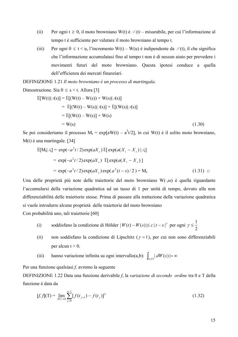 Anteprima della tesi: Il Libor Market Model: aspetti teorici e applicazioni al pricining dei derivati sul tasso d'interesse, Pagina 11