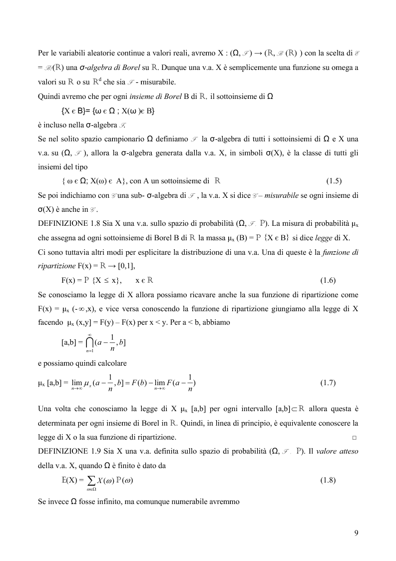 Anteprima della tesi: Il Libor Market Model: aspetti teorici e applicazioni al pricining dei derivati sul tasso d'interesse, Pagina 5