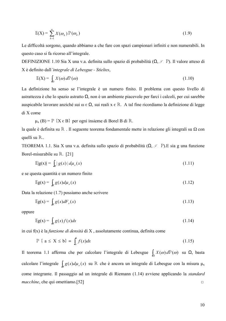 Anteprima della tesi: Il Libor Market Model: aspetti teorici e applicazioni al pricining dei derivati sul tasso d'interesse, Pagina 6