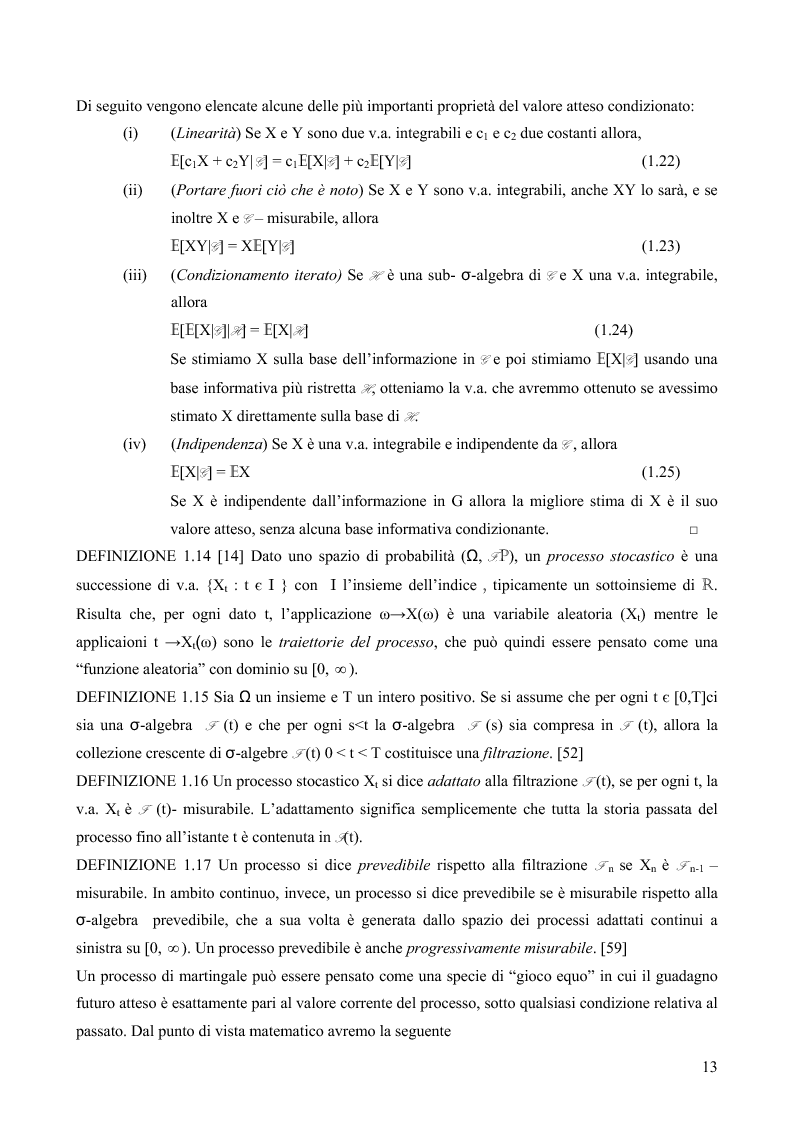 Anteprima della tesi: Il Libor Market Model: aspetti teorici e applicazioni al pricining dei derivati sul tasso d'interesse, Pagina 9