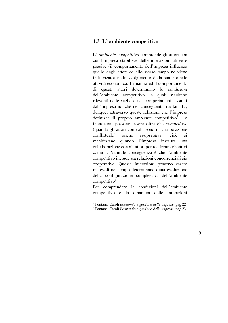Anteprima della tesi: Analisi competitiva e strategie di posizionamento: il caso della stampa periodica, Pagina 9