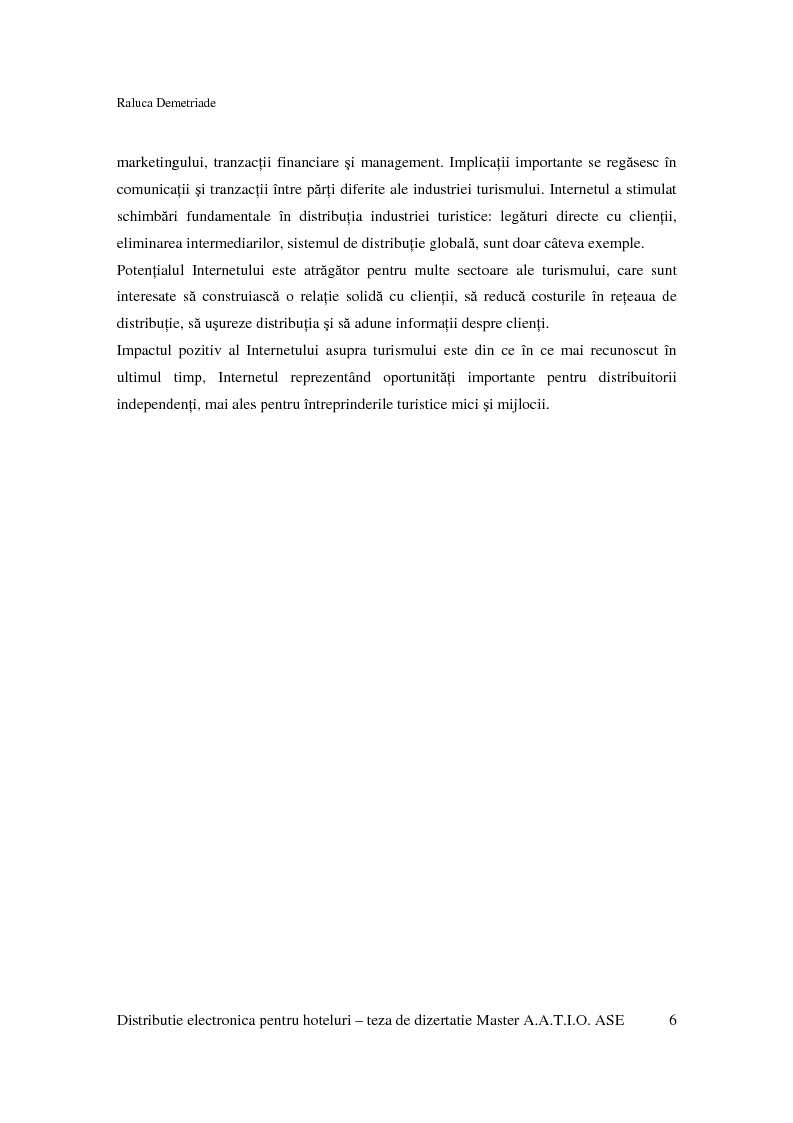 Anteprima della tesi: Distributie electronica pentru hoteluri, Pagina 5