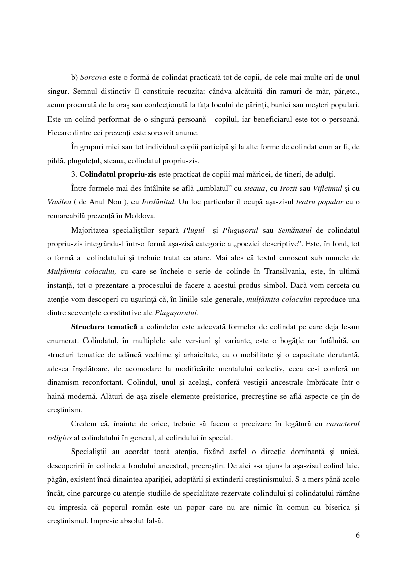 Anteprima della tesi: Calusul si Calusarii, Pagina 5