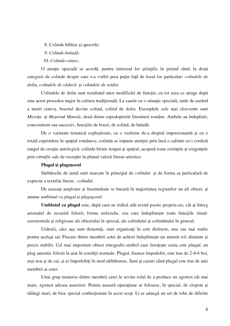 Anteprima della tesi: Calusul si Calusarii, Pagina 7