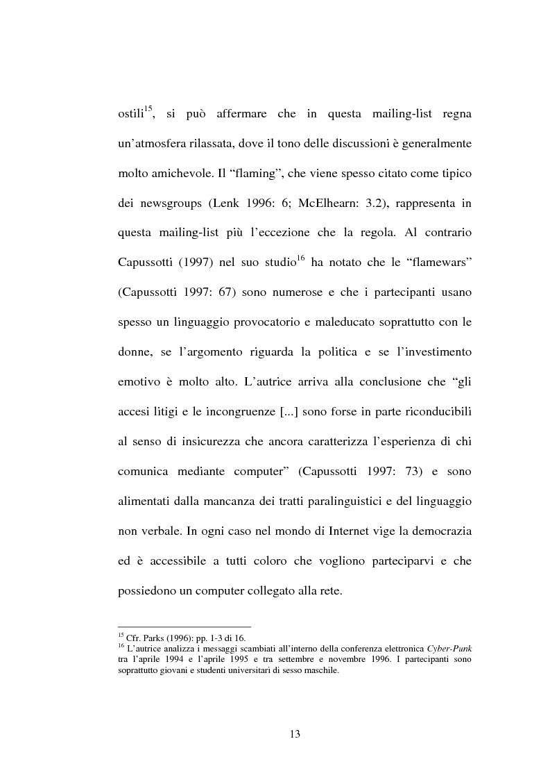 Anteprima della tesi: La posta elettronica tra oralità e scrittura, Pagina 11