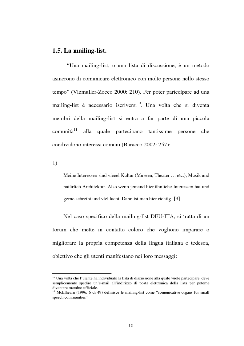 Anteprima della tesi: La posta elettronica tra oralità e scrittura, Pagina 8