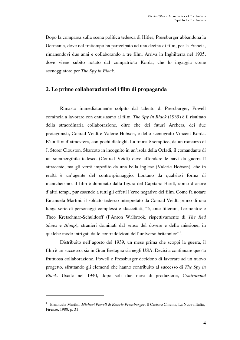 Anteprima della tesi: "The Red Shoes" - a production of The Archers, Pagina 4