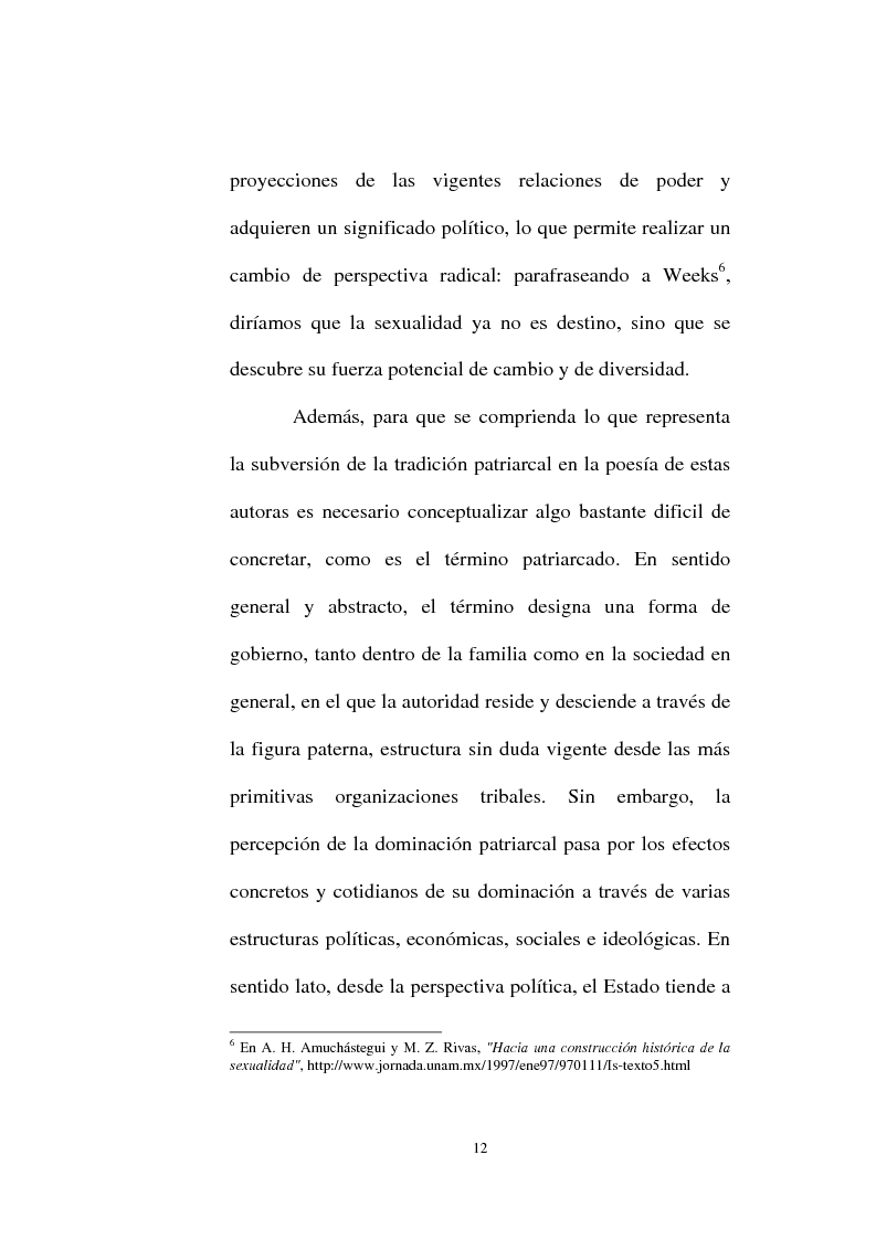Anteprima della tesi: "Versos de carne y sombra": poesía femenina española 1970-2000, Pagina 9