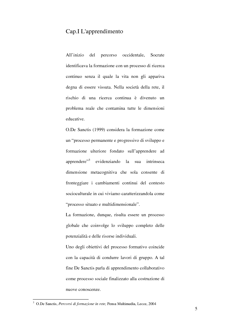 Anteprima della tesi: E-learning: la nuova sfida formativa, Pagina 4