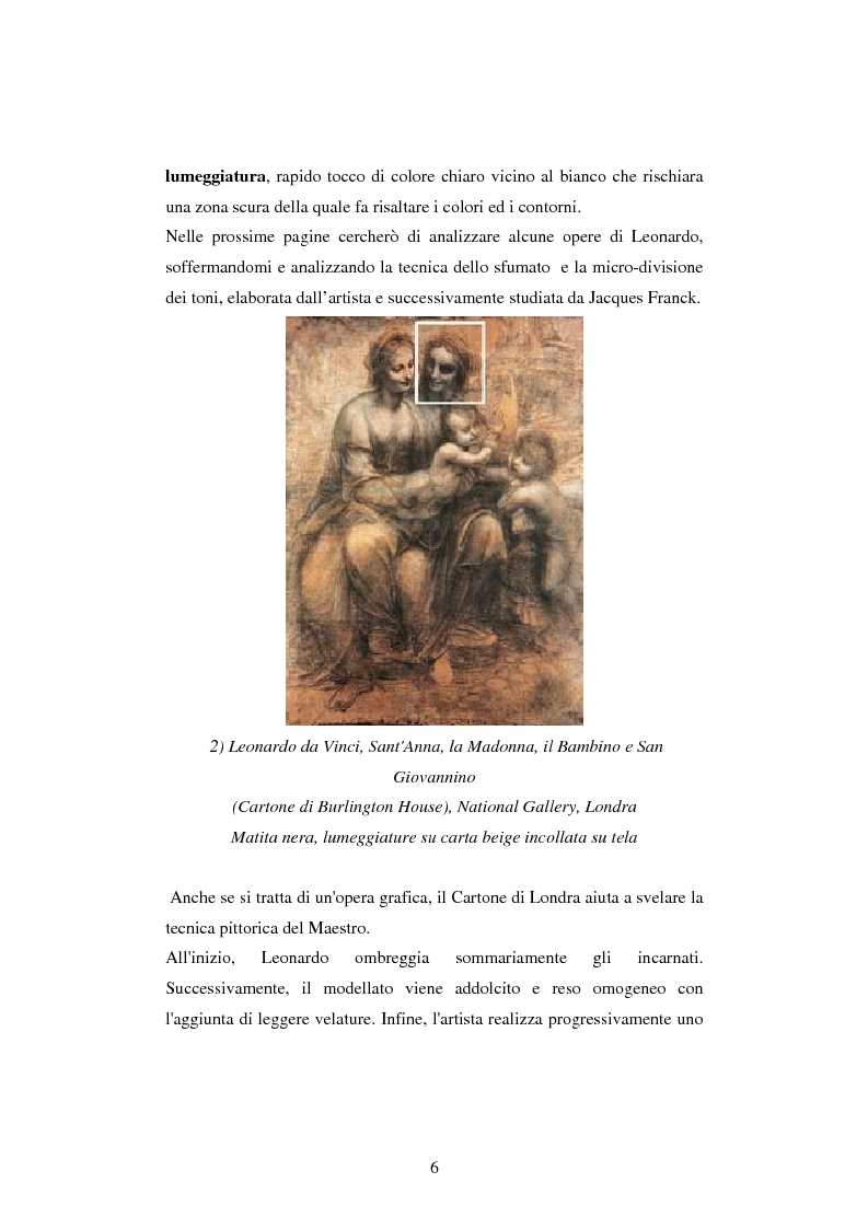 Anteprima della tesi: La tecnica dello sfumato e il chiaroscuro - luce e ombra nell'arte, Pagina 4