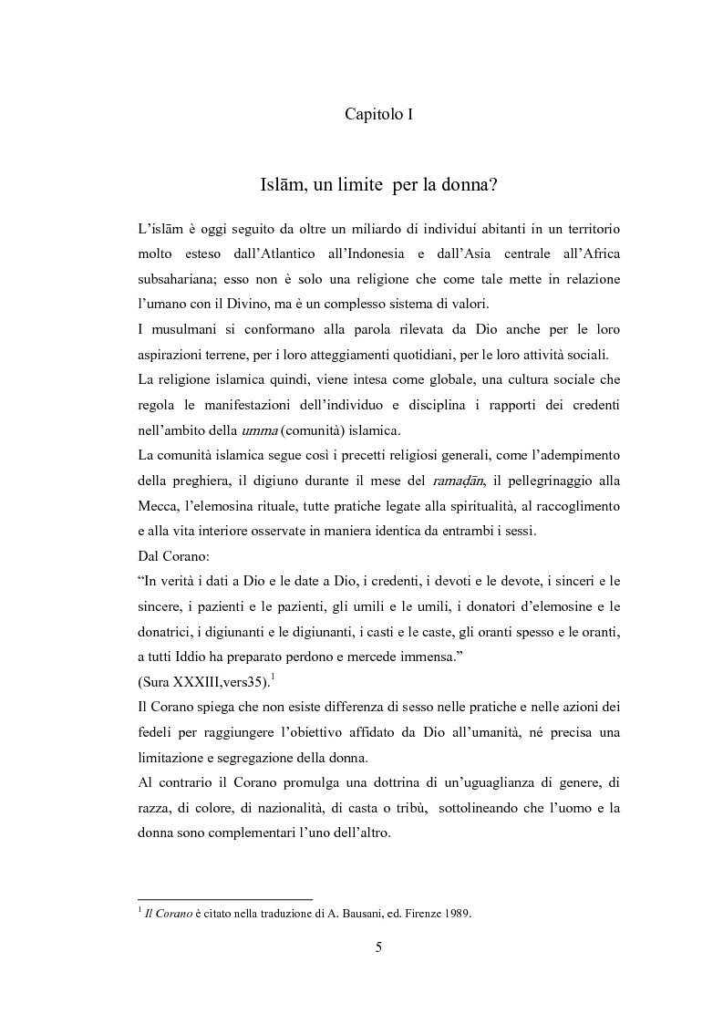 Anteprima della tesi: Donne, proprietà e lavoro nel contesto arabo-islamico. Caso studio Arabia Saudita e Yemen, Pagina 4