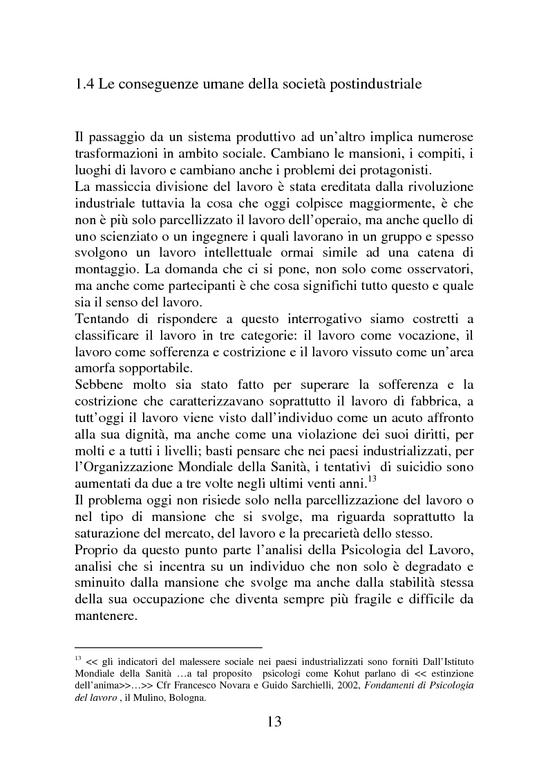 Anteprima della tesi: Il fattore umano nei call center, Pagina 10
