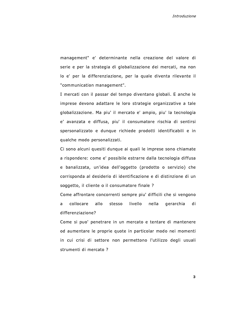 Anteprima della tesi: Immagine e comunicazione integrata nel marketing internazionale, Pagina 2