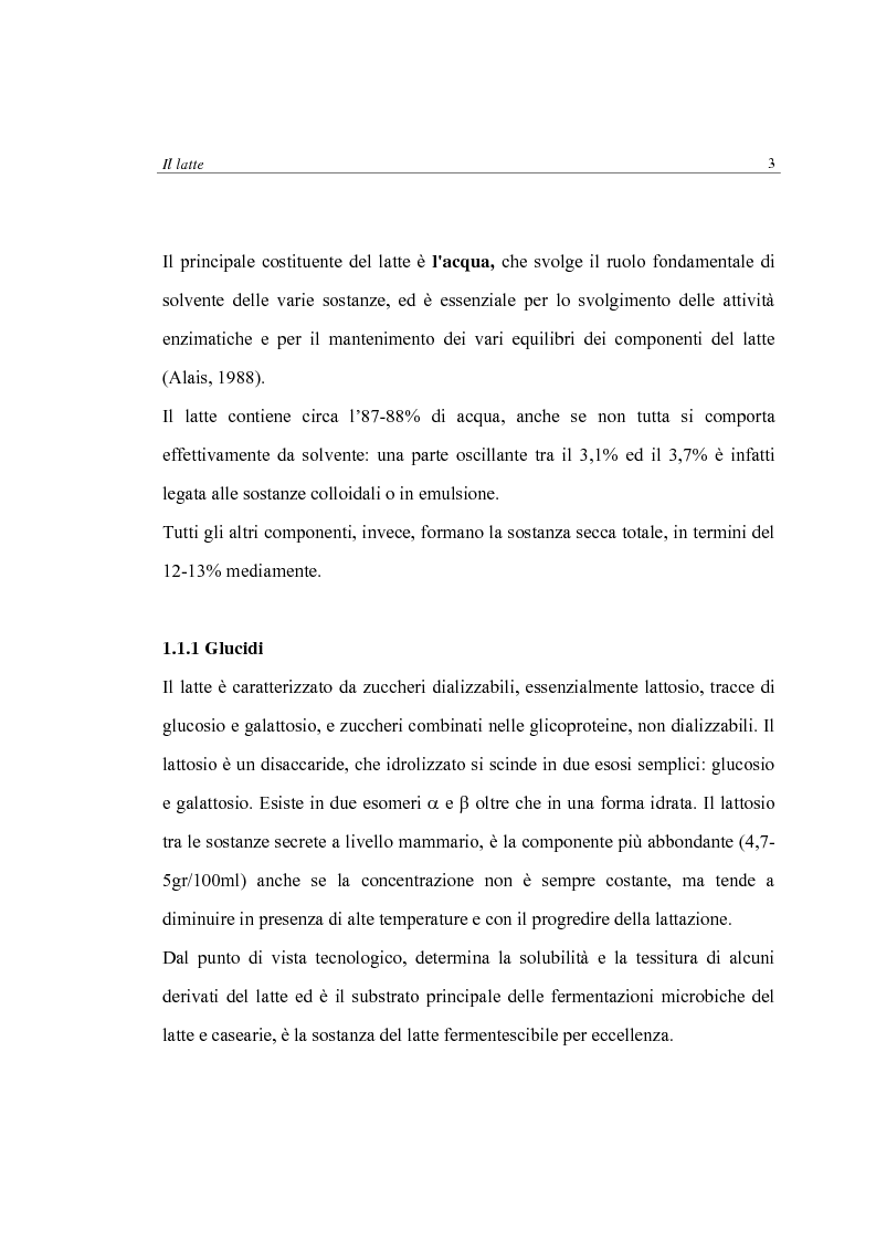 Anteprima della tesi: Produzione di latte in bovine podoliche: caratteristiche quanti-qualitative e attitudine alla trasformazione, Pagina 3