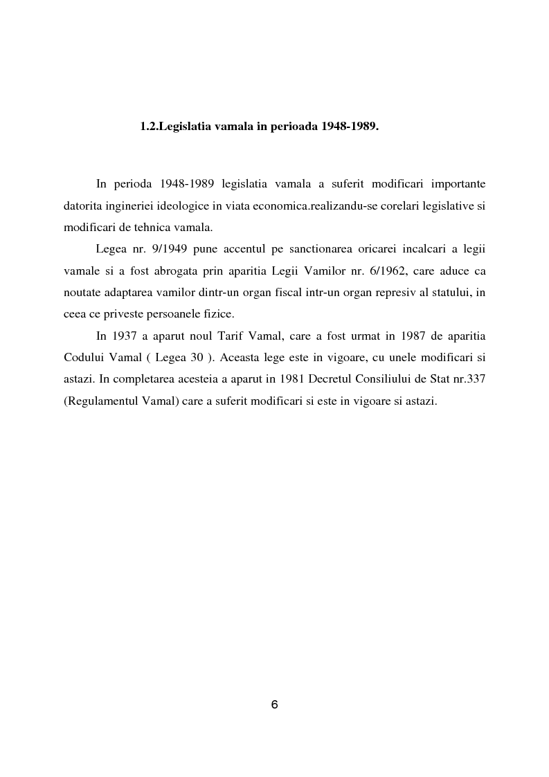 Anteprima della tesi: Rolul taxelor vamale în formarea fondului bugetar şi în promovarea unei politici comerciale şi financiare active, Pagina 3