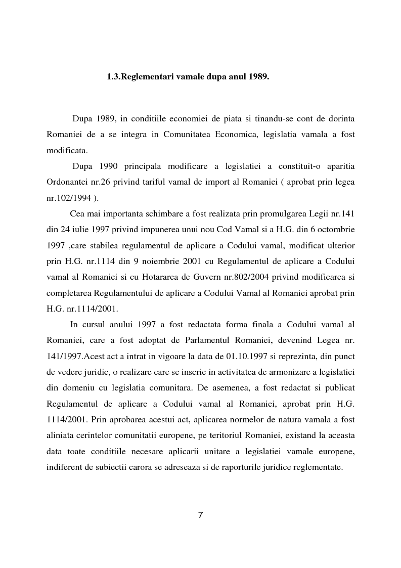 Anteprima della tesi: Rolul taxelor vamale în formarea fondului bugetar şi în promovarea unei politici comerciale şi financiare active, Pagina 4