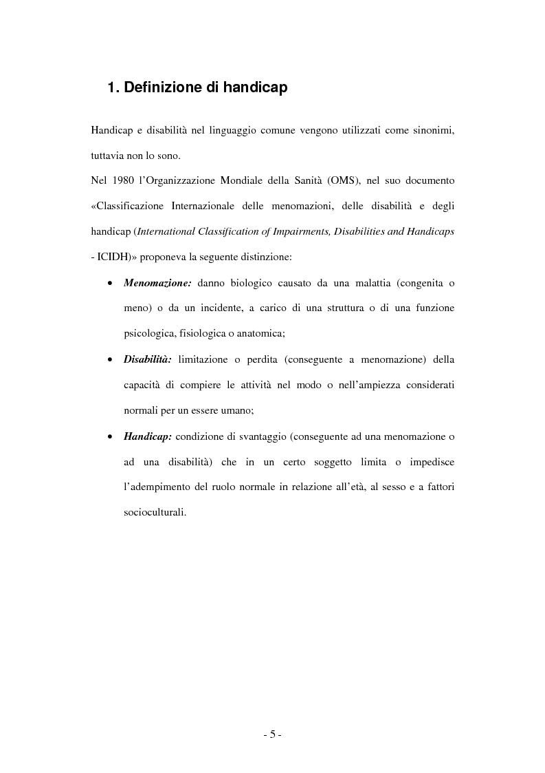 Anteprima della tesi: E-Learning senza frontiere - E-learning e Formazione a distanza per alunni disabili, Pagina 3