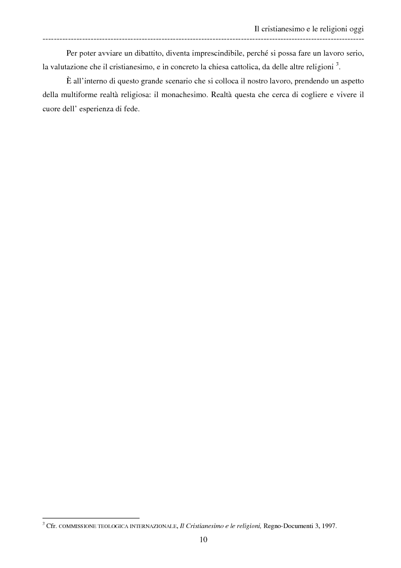 Anteprima della tesi: Monachesimo orientale, monachesimo occidentale. In vista di un dialogo, Pagina 8