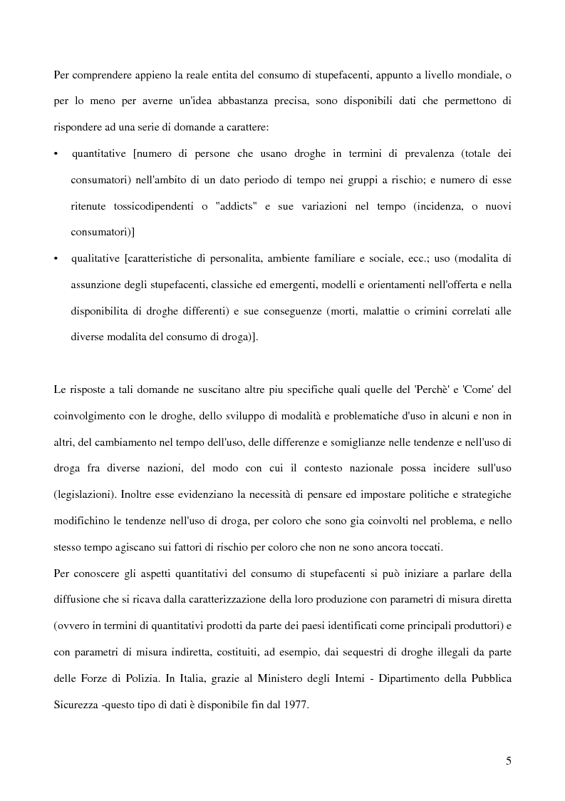 Anteprima della tesi: Aspetti storici, epidemiologici e clinici della Cannabis sativa L., Pagina 5