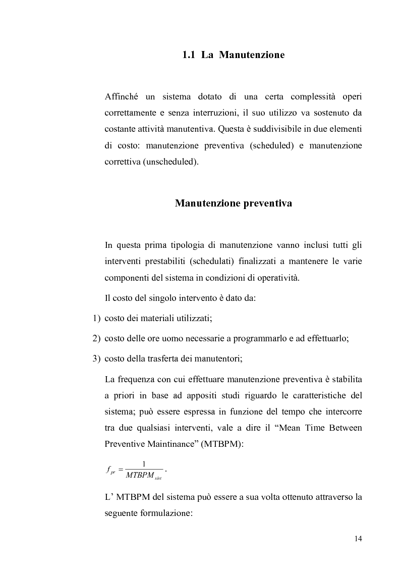 Anteprima della tesi: Analisi di una nuova metodologia di manutenzione basata sulla prognostica, Pagina 4