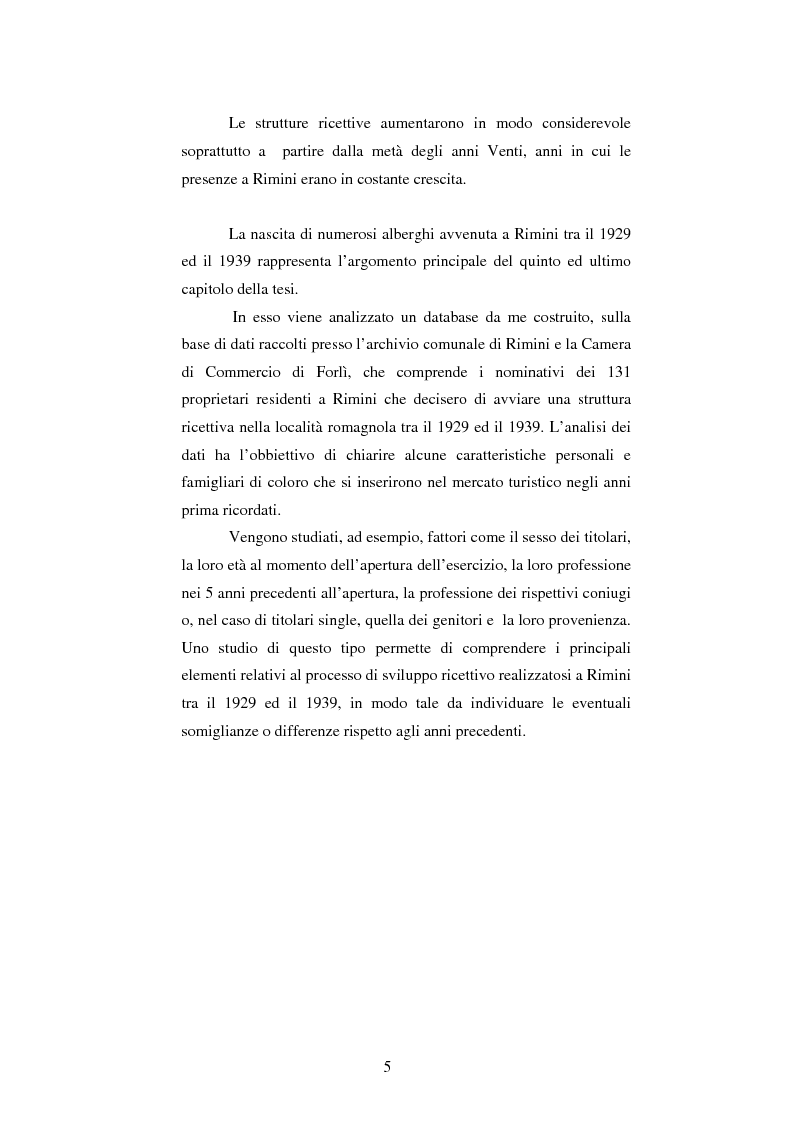 Anteprima della tesi: L'evoluzione del turismo balneare moderno: Rimini dalle origini alla Seconda Guerra Mondiale, Pagina 2