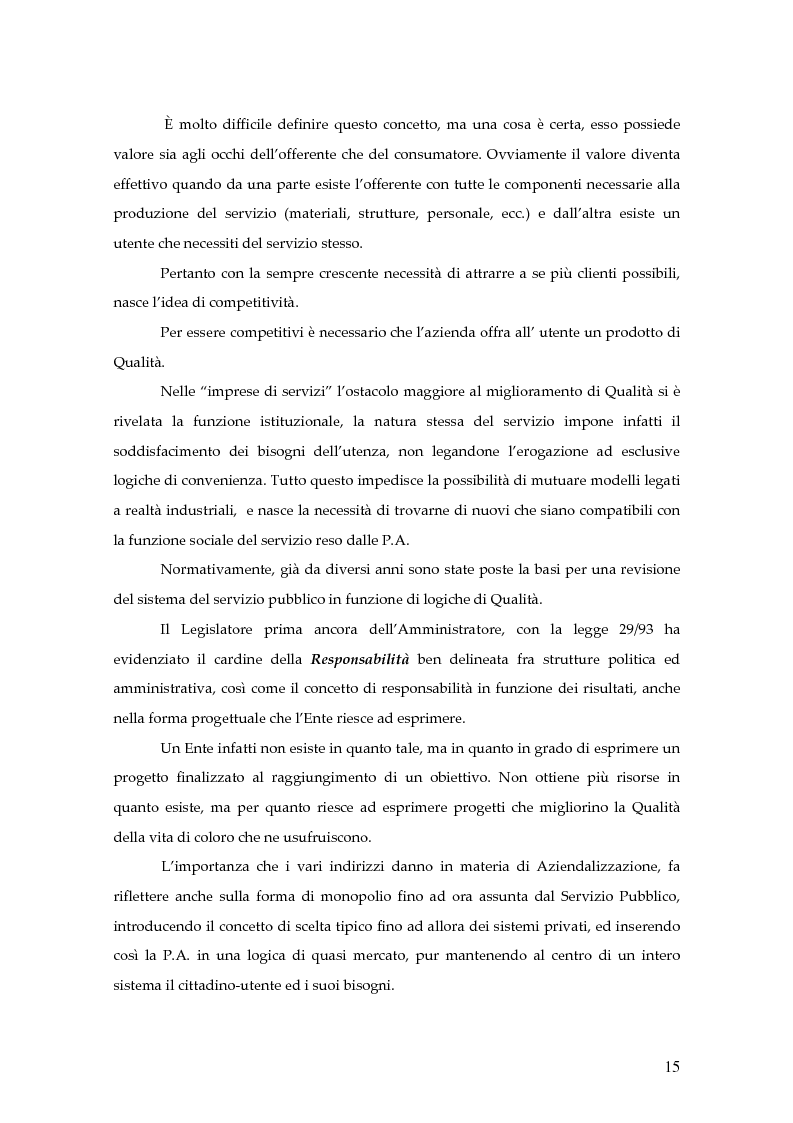 Anteprima della tesi: Indagine sperimentale di qualità percepita. Un confronto fra gruppi di pazienti di unità di terapia intensiva VS terapia subintensiva, Pagina 10