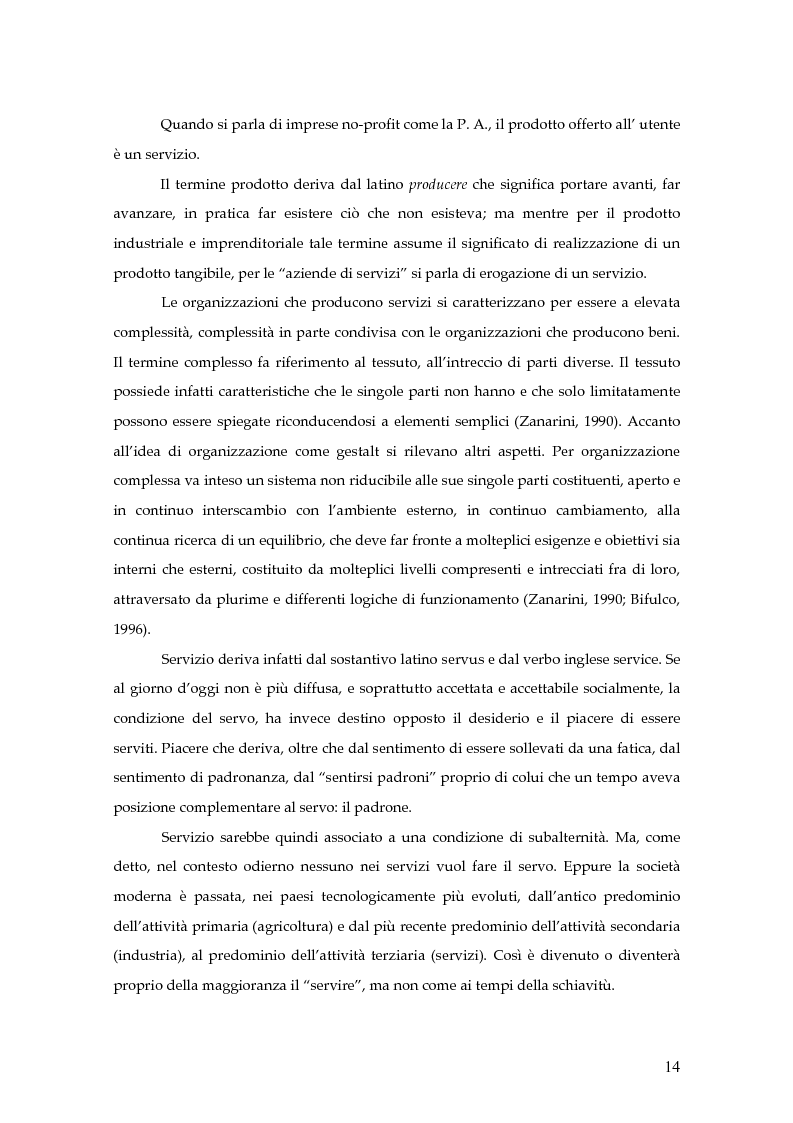 Anteprima della tesi: Indagine sperimentale di qualità percepita. Un confronto fra gruppi di pazienti di unità di terapia intensiva VS terapia subintensiva, Pagina 9