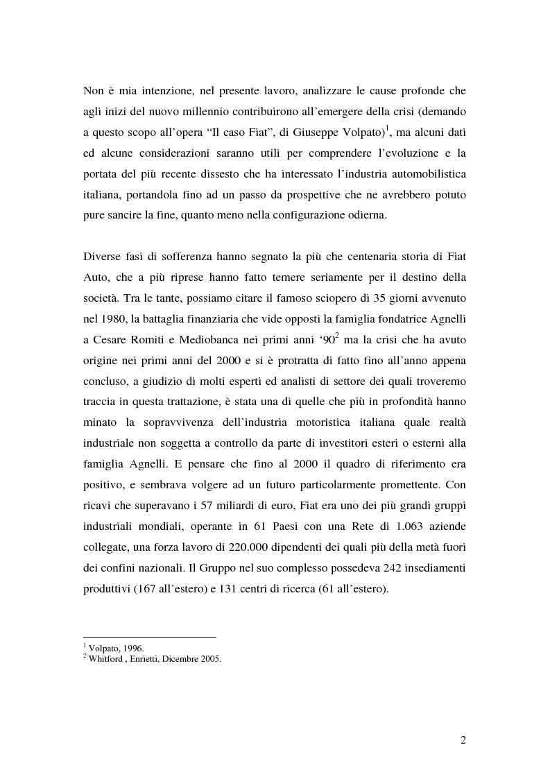 Anteprima della tesi: Prospettive di mercato e strategie di offerta di Fiat Powertrain Technologies, Pagina 2