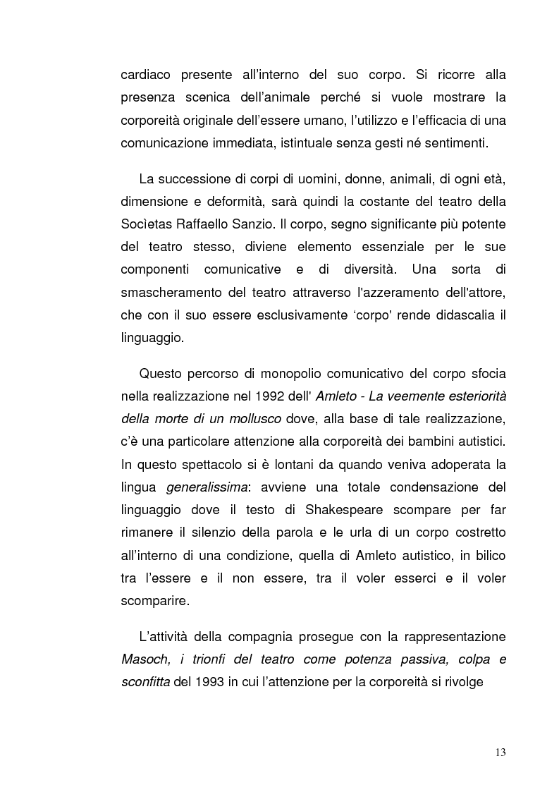 Anteprima della tesi: Architetture di scena Socìetas Raffaello Sanzio Tragedia Endogonidia, Pagina 10