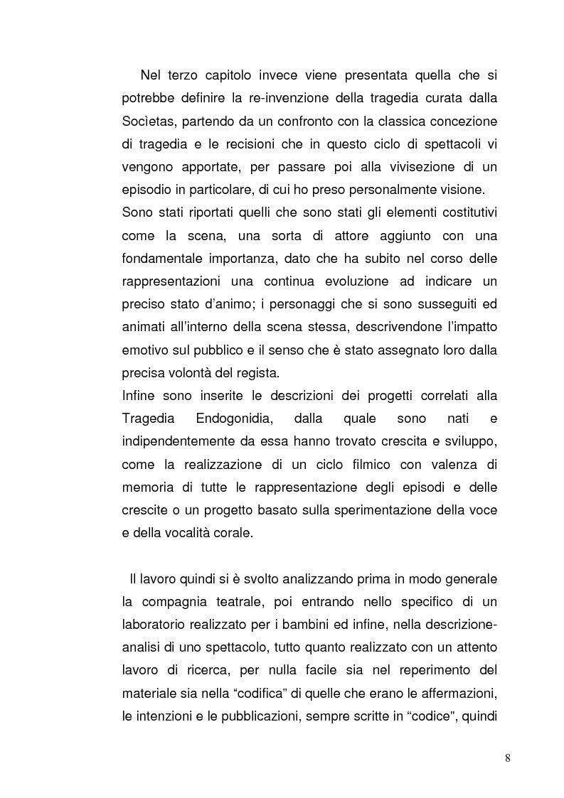 Anteprima della tesi: Architetture di scena Socìetas Raffaello Sanzio Tragedia Endogonidia, Pagina 5