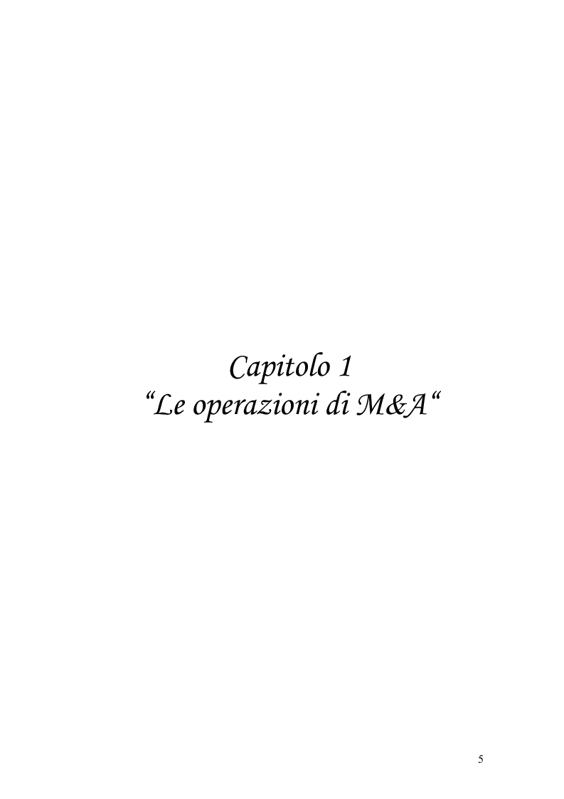 Anteprima della tesi: La valutazione delle aziende in perdita nei processi di M&A, Pagina 3