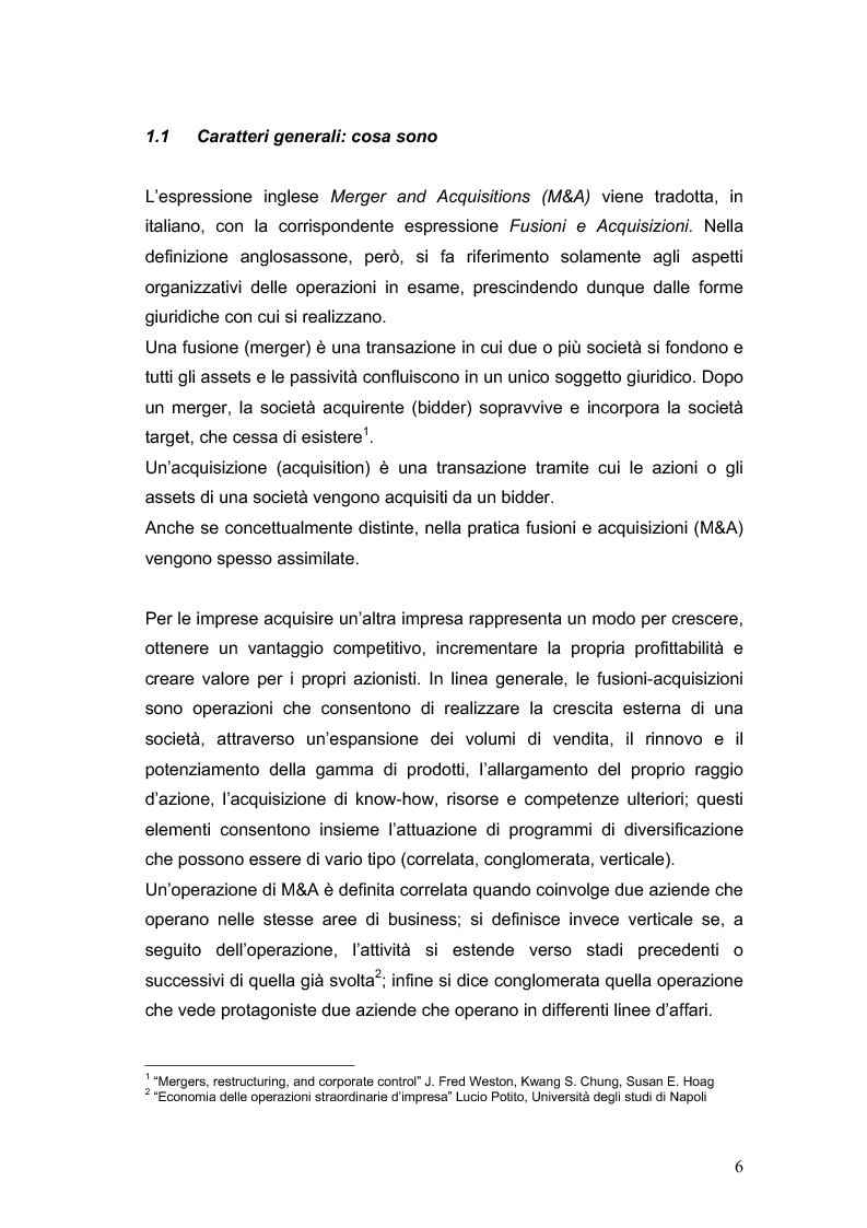 Anteprima della tesi: La valutazione delle aziende in perdita nei processi di M&A, Pagina 4