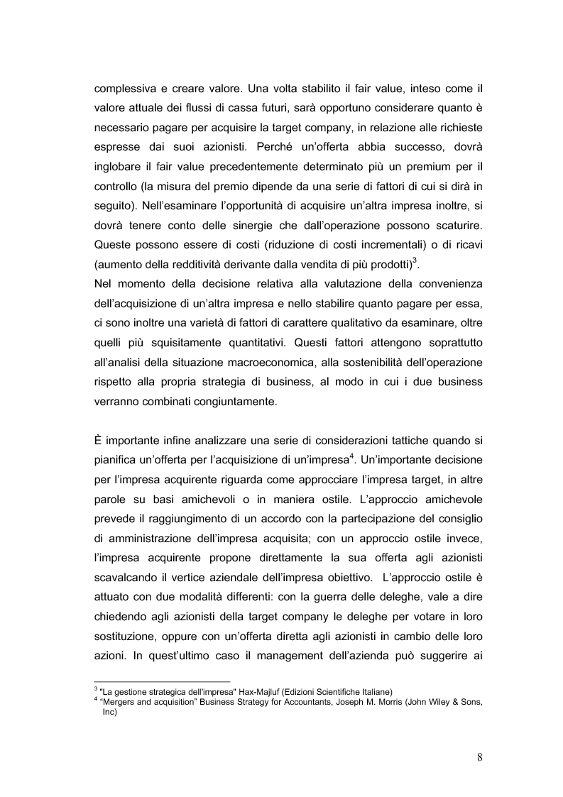 Anteprima della tesi: La valutazione delle aziende in perdita nei processi di M&A, Pagina 6