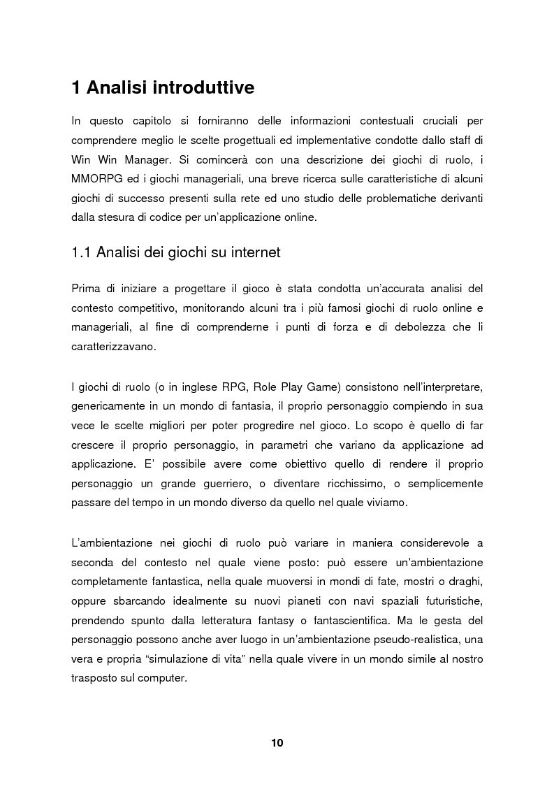 Anteprima della tesi: Sviluppo di applicazioni server-side in linguaggio PHP: realizzazione di un Business Game di negoziazione online, Pagina 3