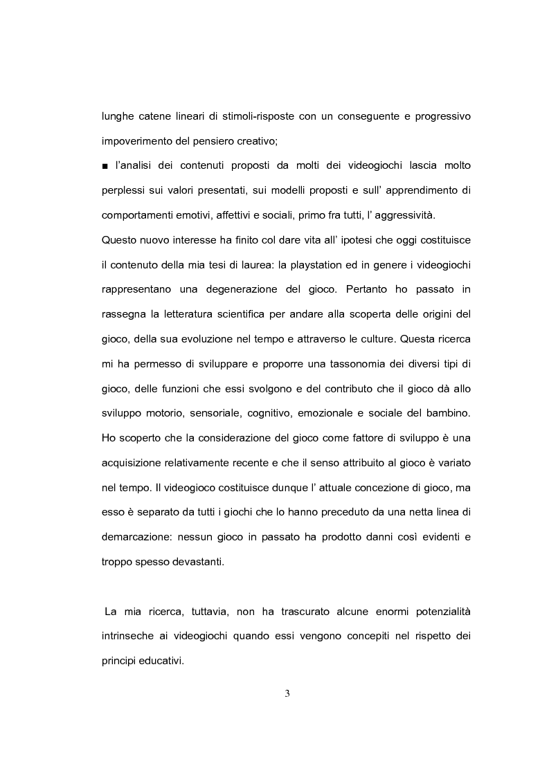 Anteprima della tesi: I nuovi giochi dei bambini. Miti e valori di un mondo che cambia, Pagina 2