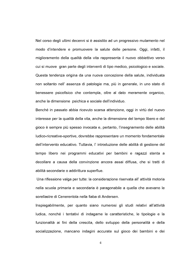 Anteprima della tesi: I nuovi giochi dei bambini. Miti e valori di un mondo che cambia, Pagina 3