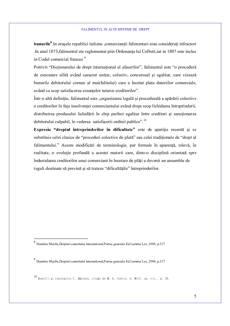 Anteprima della tesi: Falimentul in alte sisteme de drept, Pagina 3