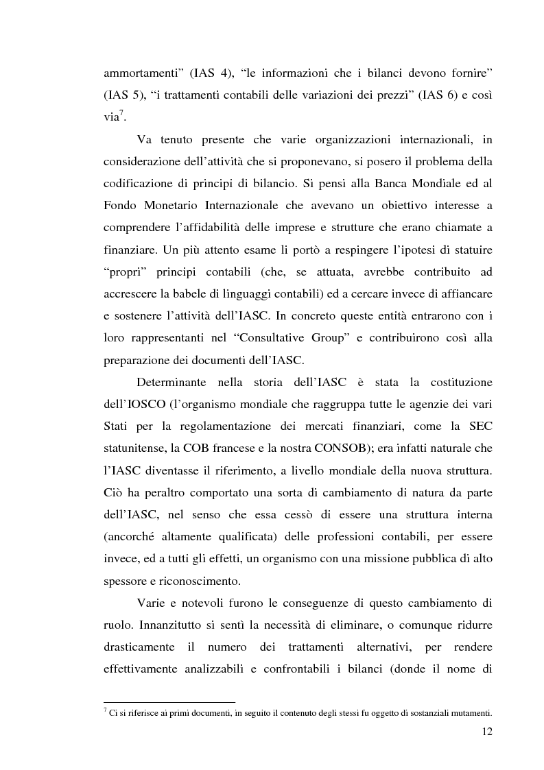 Anteprima della tesi: I principi contabili internazionali applicati alle banche: il sistema informativo di bilancio, Pagina 6