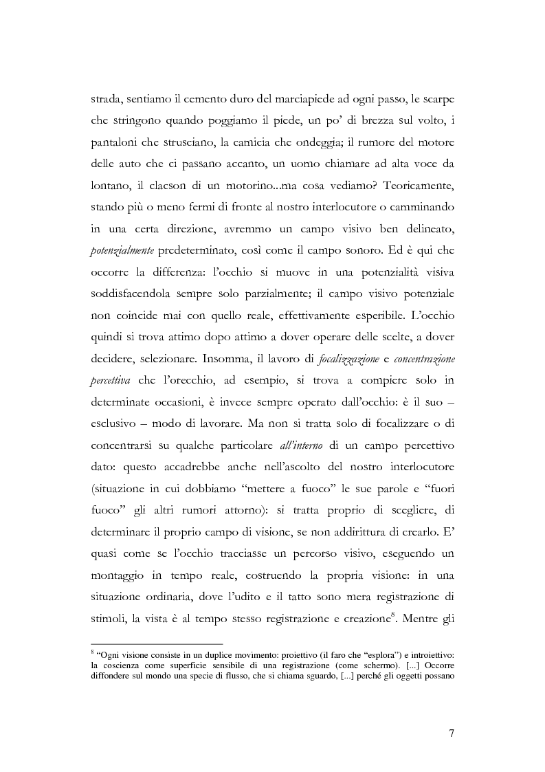 Anteprima della tesi: L'apparenza cinematografica, Pagina 6