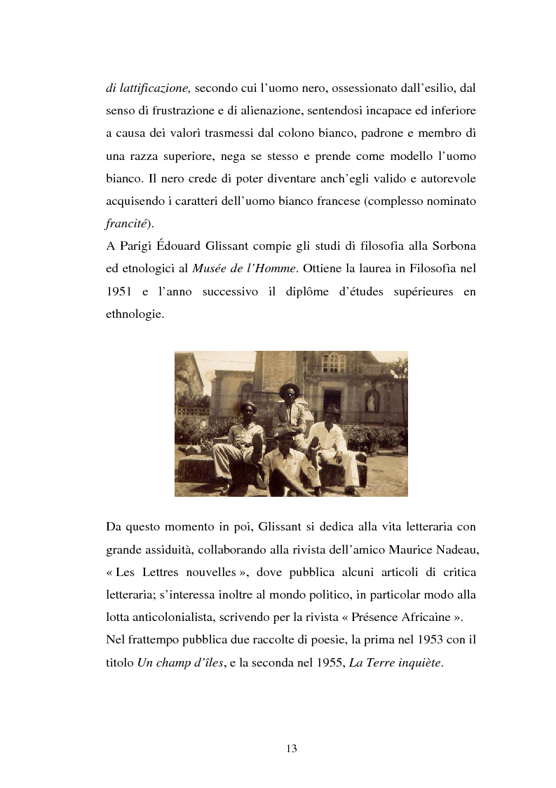 Anteprima della tesi: La ricostruzione della memoria nel romanzo di Edouard Glissant: Le Quatrième Siècle, Pagina 10
