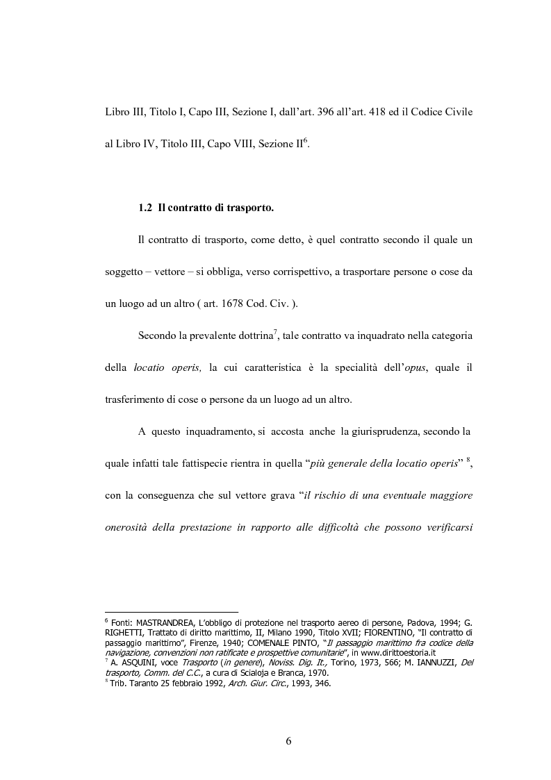 Anteprima della tesi: Terrorismo e trasporto marittimo di persone: profili di responsabilità e assicurativi nella Convenzione di Atene, Pagina 6